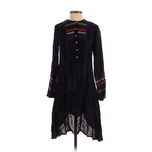 Johnny Was Embroidered Long Sleeve Kimono Dress Size XS